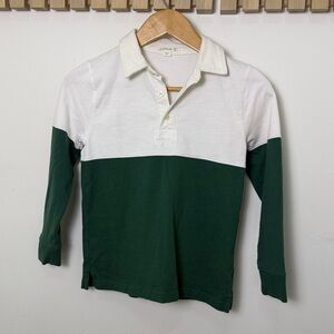 Crewcuts Green and White Kids Polo Shirt boys size 8